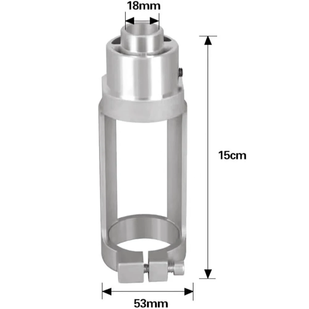 1PCS Square Hole Drill Bit Adapter,  Square Hole Drill Bit Adapter Fixed Bracket For Woodworking, The Adapter Delivers Smooth