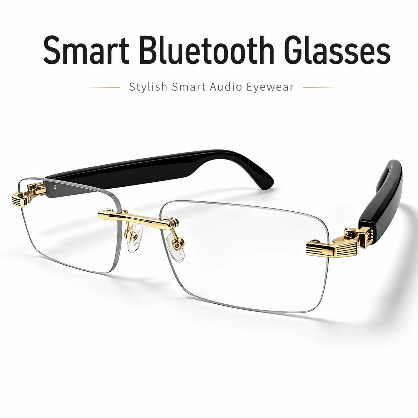 

Open Ear Audio Bluetooth Glasses, Smart Ai Voice Assistant Sunglasses, Photochromic Uv400 Smartglasses For Travel Outdoor Use
