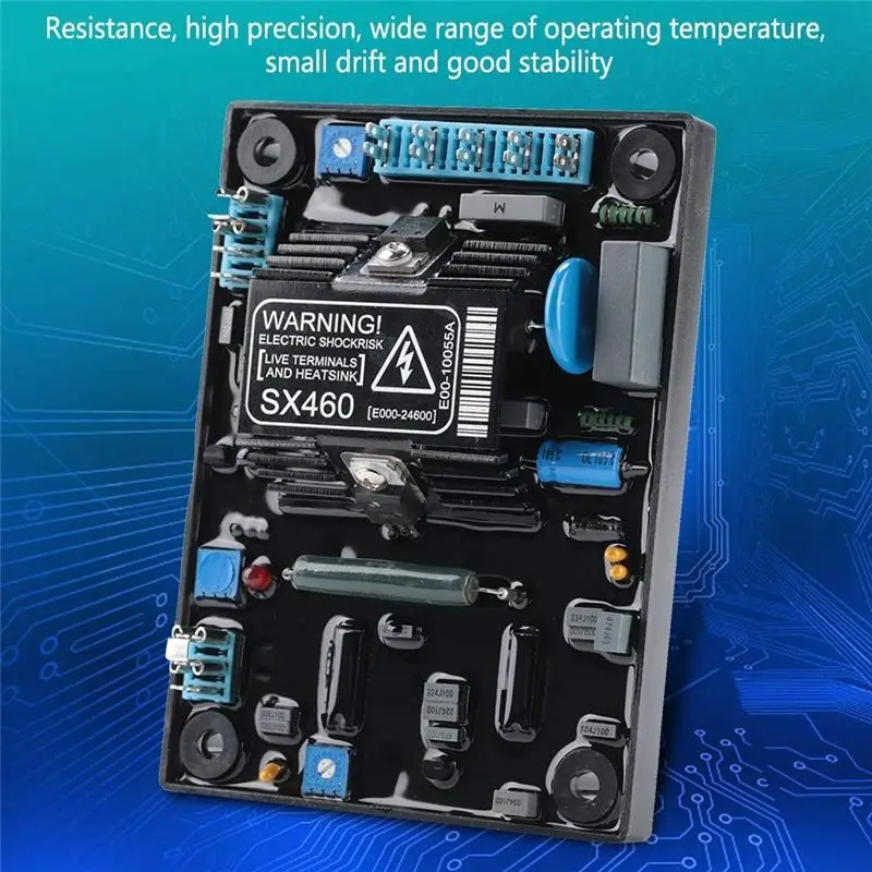 Automatic Voltage Regulator High Quality Capacitors, Single Phase Two Wire Options Forgenerators