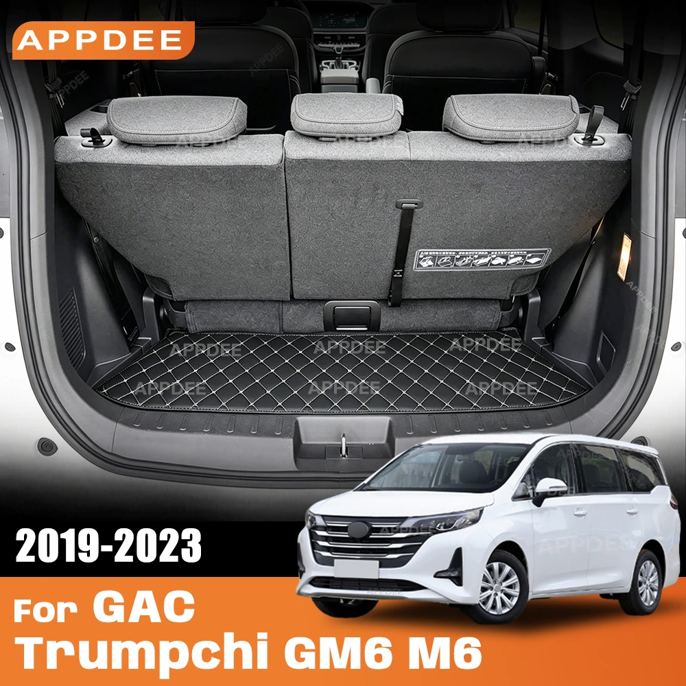 

Car Trunk Mat For GAC Trumpchi GM6（M6）2019 2020 2021 2022 2023 Custom Car Accessories Auto Interior Decoration