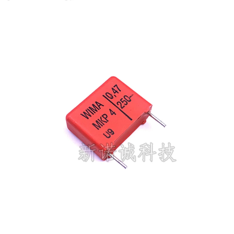 Imagem -03 - Alemanha Wima Capacitor 250v 474 0.47uf 250v 470nf 474j 10 Mkp4 15 Pitch mm Pcs 50 Pcs