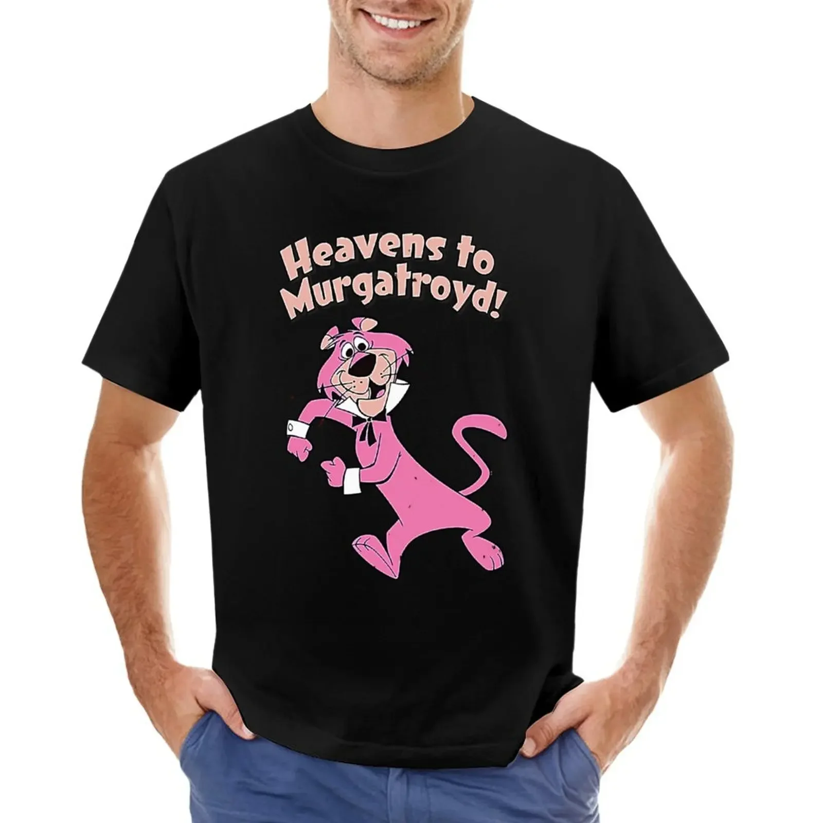 

Snagglepuss T-shirt shirts graphic tees oversized Aesthetic clothing anime men clothes