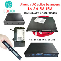 Jikong JK 1A 2A 4A 5A 15A Active Balancer Lithium Battery Equalizer Bluetooth 4S 8S 16S ~ 24S not BMS Li-ion Lifepo4 CAN RS485