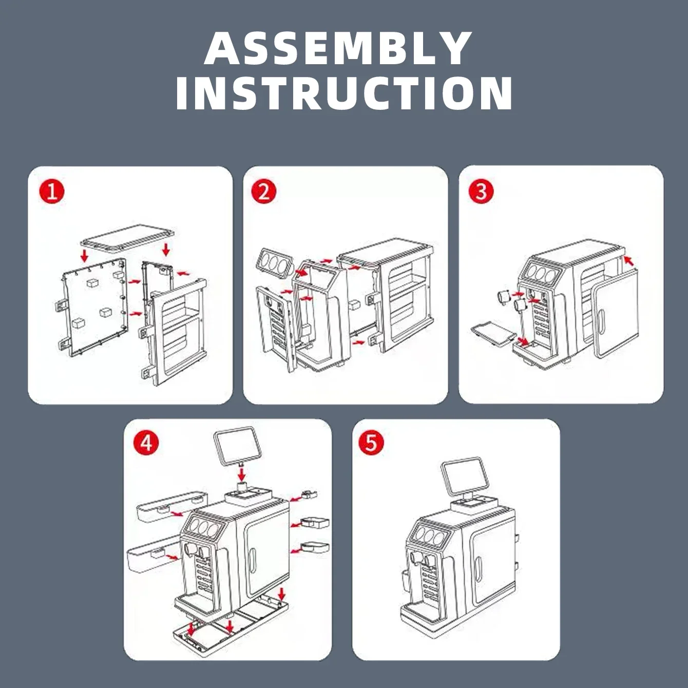 محاكاة تسوق سوبر ماركت للأطفال مع أضواء الموسيقى القهوة بيع مكافحة الفتيات المنزل اللعب لعبة لعب الأدوار #4