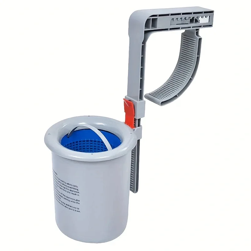 Upgrade Automatic Swimming Pool Surface Skimmer Wall Mount Cleaner for Swim Pool Care Cleaning Basket Portable Tool Above Ground
