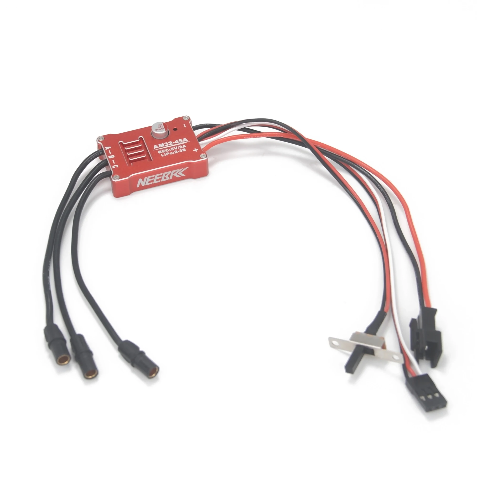 Neebrc am32 45a à prova dwaterproof água sem escova metal esc 2-3s para 2322 motor mn82 mn99s mn168 mn78 1/12 1/18 rc carro atualização peças de energia