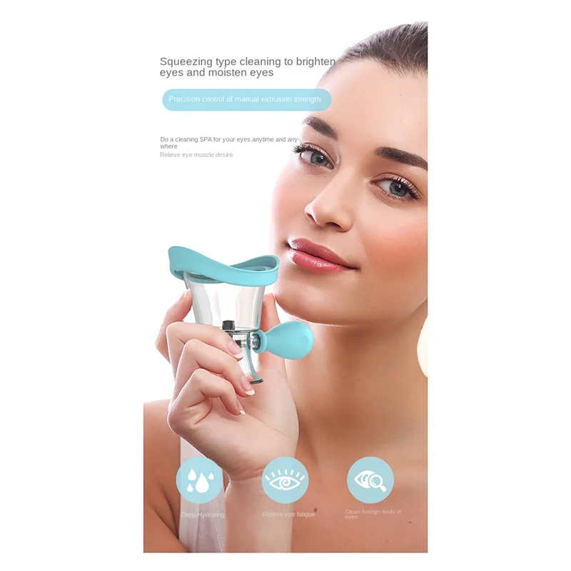 1 PCS Soft Silicone Eye Wash Cups Eyes Cleaner Flushing Rinse Cups Resuable Bath Eyewash Cups