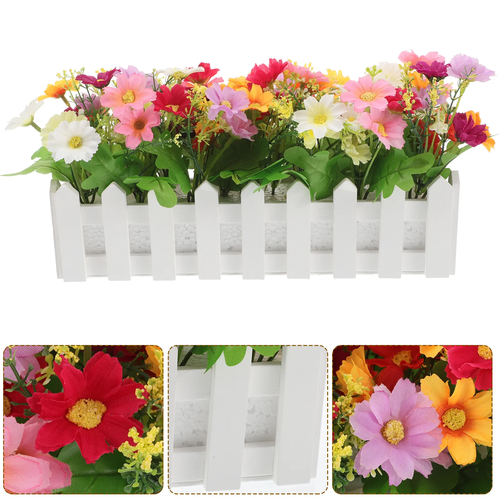 

Artificial Daisy Flowers Realistic Faux Flower Arrangements for Garden Porch Wedding Table Centerpiece Decor Flowers Artificial