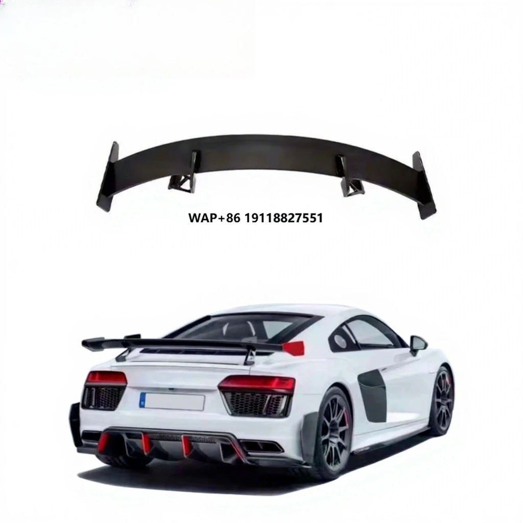 

Dry Carbon Fiber Spoiler for TT TTRS R8 R3 S5-Universal Aerodynamic Trunk Tail Rear Wing Upgrade Car Bumpers Modification