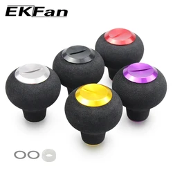 EKFan EVA Material Fishing Reel Handle Knobs For Bearing 35MM Compatible With DAIWA&SHI Below 5000 Series