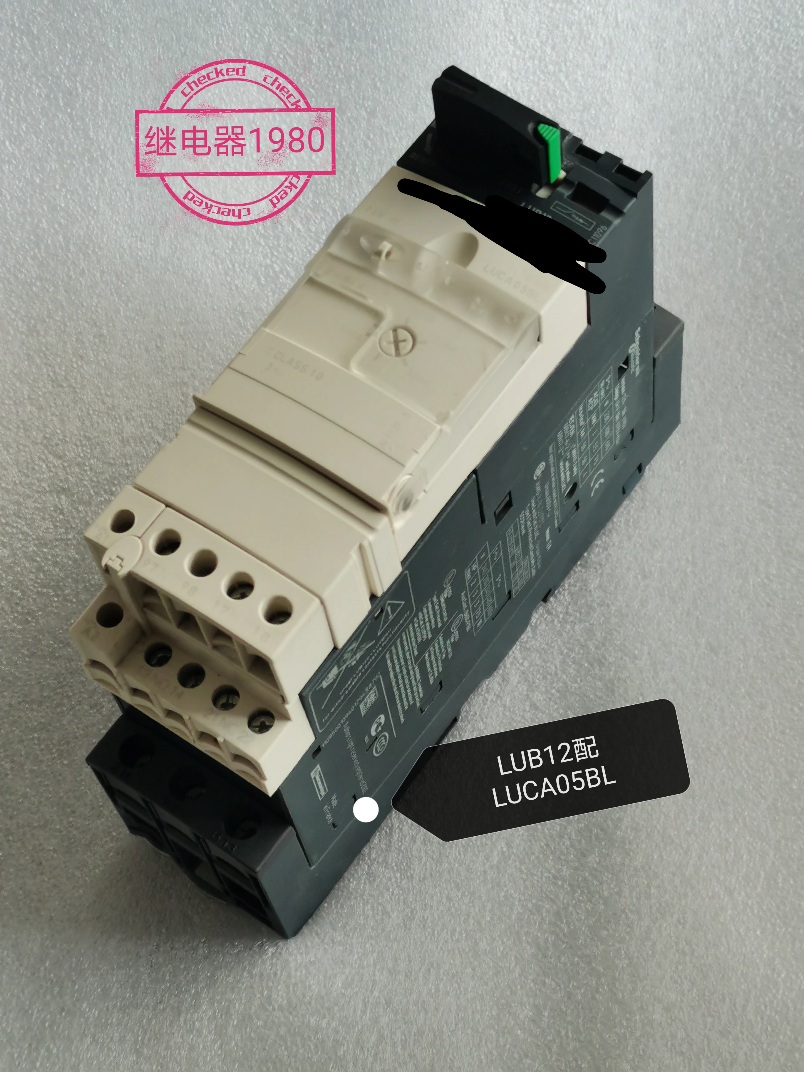 Intelligent Motor Starter Import, Contactor LUB12 Plus Controller LUCA05BL 24VDC