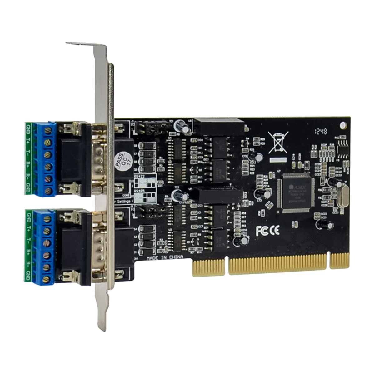 Плата-переходник ST330 PCI MCS9865 2S RS422/RS485 с последовательным портом, многофункциональная Плата расширения