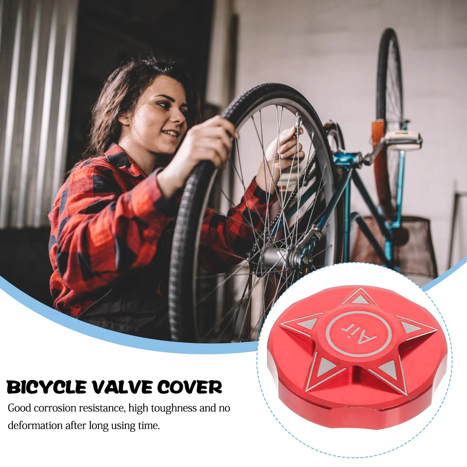 

Professional Front Fork Cap for Mountain Bikes High Density Aluminum Alloy Fork Cover Smooth Finish Decorative Protective Bike