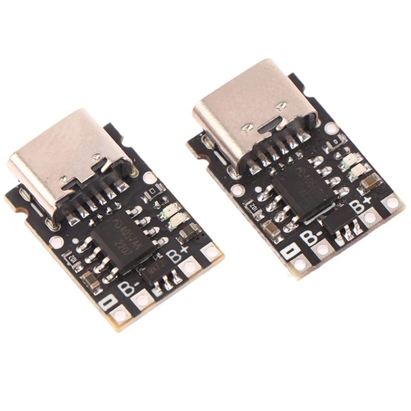 

Type-C USB Lithium Battery Charging Protection Board Module Polymer Battery Over 5V 4.2V 18650 Lithium Battery Charging Module