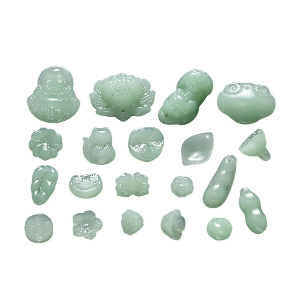 right-road-новое-высококачественное-зеленое-стекло-имитация-нефритового-ожерелья-кулон-браслет-ручной-работы-ожерелье-аксессуары-оптовая-продажа