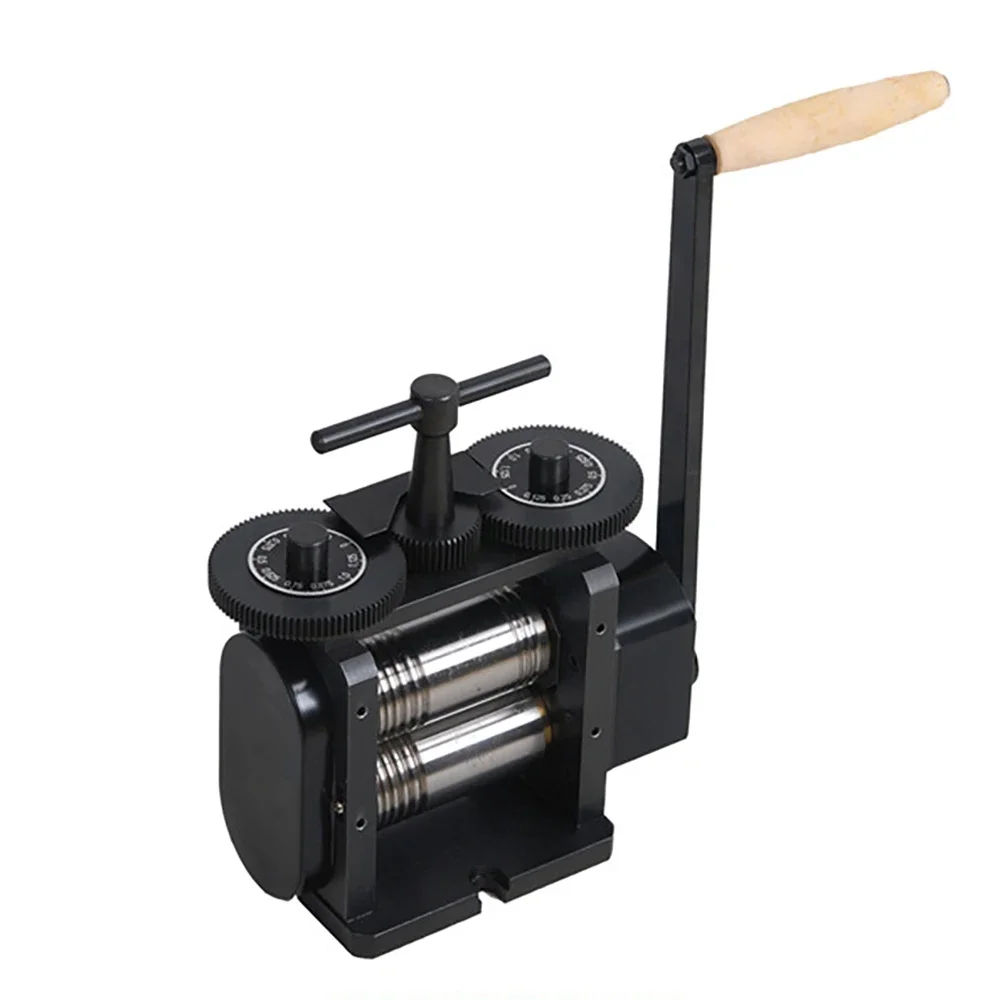 Roller press, 110mm flat mill for the manufacture of flat, square, and semicircular plates, jewelry tools, and equipment