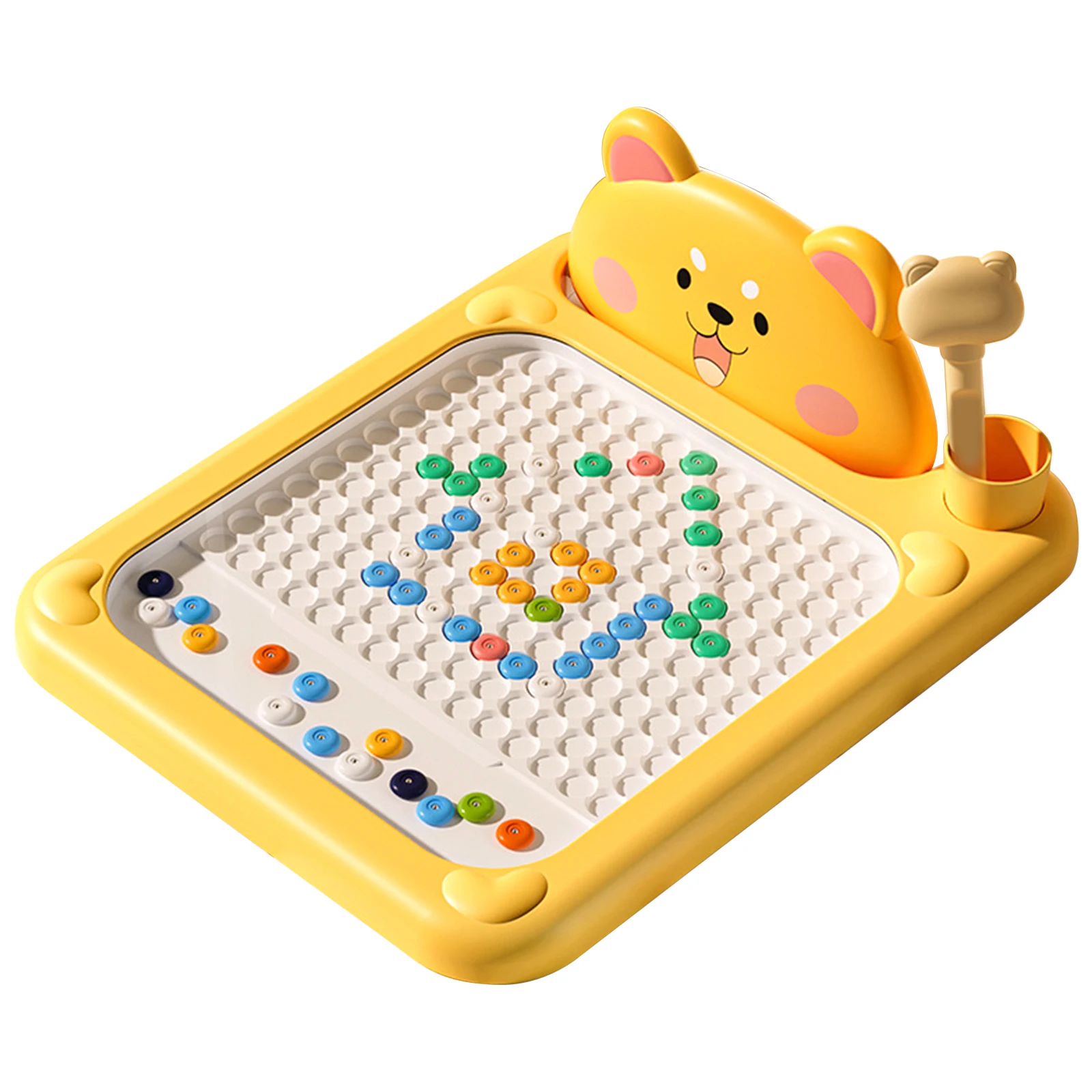 Cartoon Magnetic Drawing Board Reusable Interactive Pen Art Board Large Magnetic Graffiti Board for Early Education Puzzle Toy