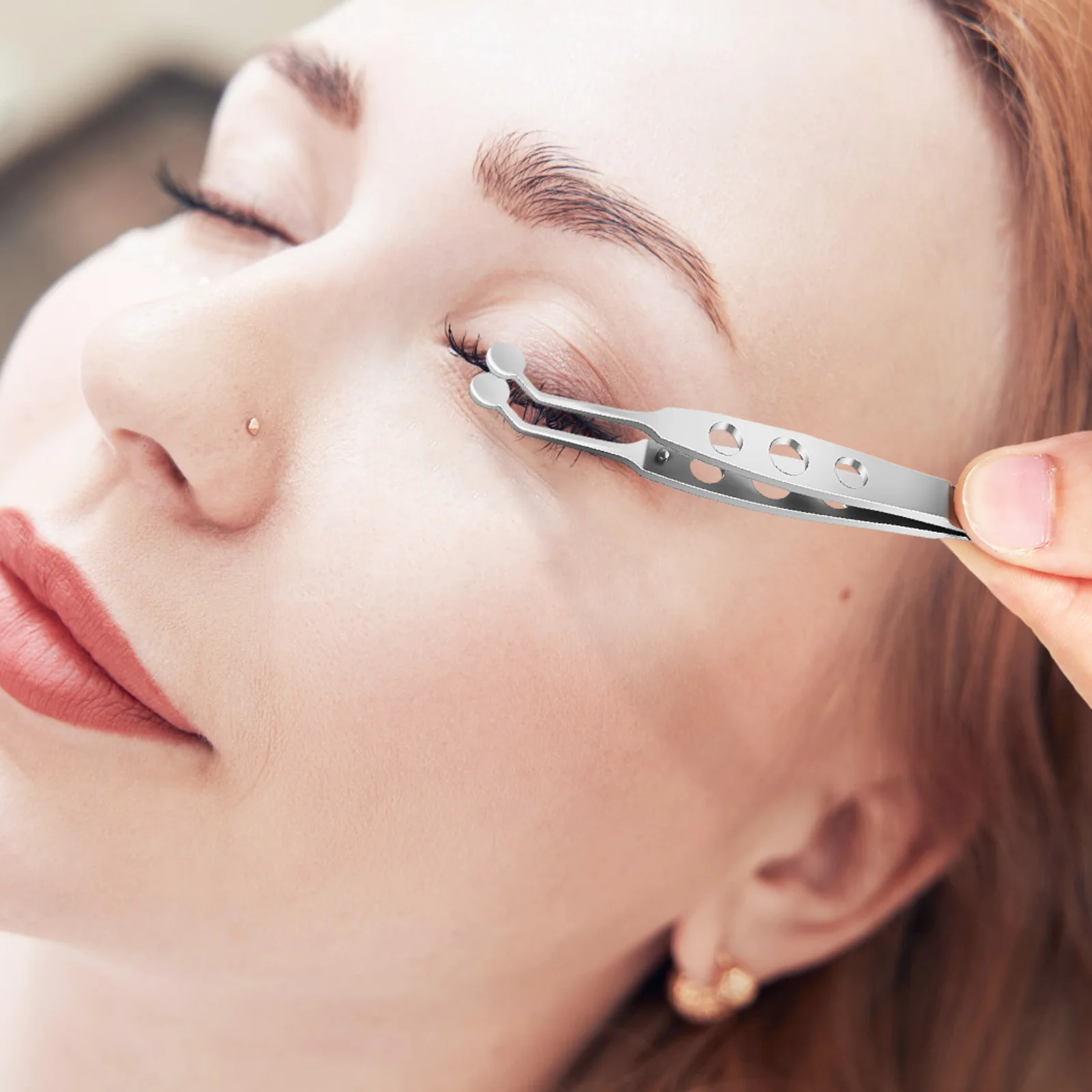 Meibomian Drüse Massage Pinzette Edelstahl Runde Spitze Augenlid Werkzeug Für Eye Stye Remover Geschwollene Wimpern