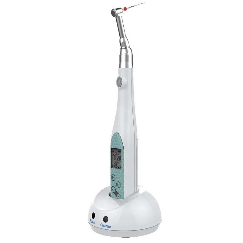 

Den tal endodontic treatment 20:1 Contra angle Wireless Endo Motor with with apex locator LED light