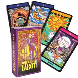 Mystical Realm Tarot 78 Full Color Cards a visual and historic exploration of the Fools Journey traditional tarot meaning