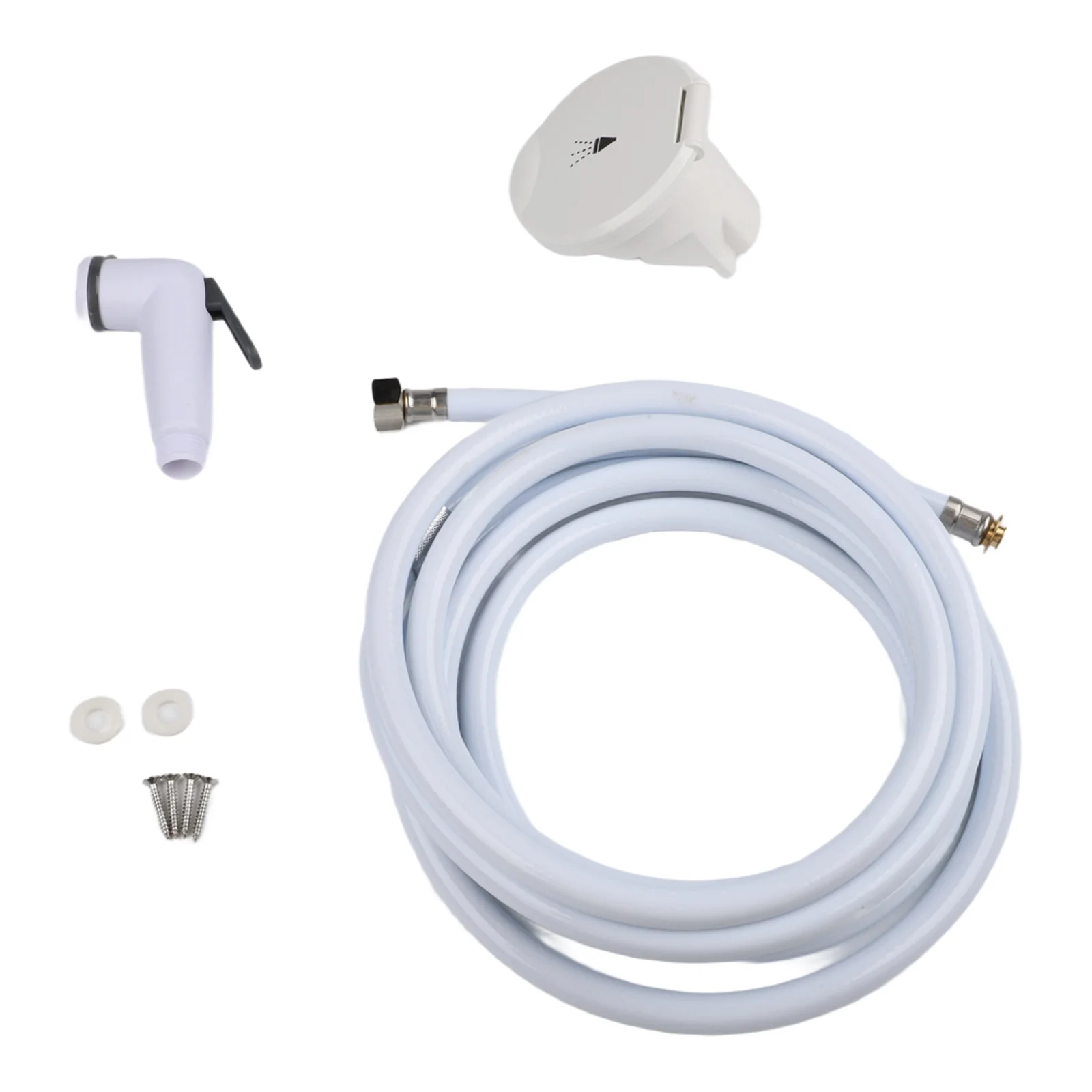 

Boat-Focused Shower Head Kit with Retractable ABS Showerhead Pressurized Flow and Dust-Moisture Resistant Housing for Marine Use