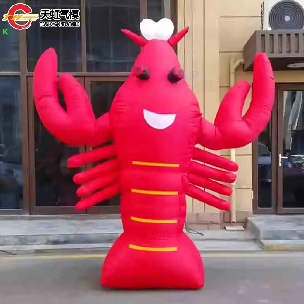 Globo de réplica de cangrejo inflable gigante personalizado, modelo de cangrejo inflable de aire para promoción de decoración, 3m/4m/6m