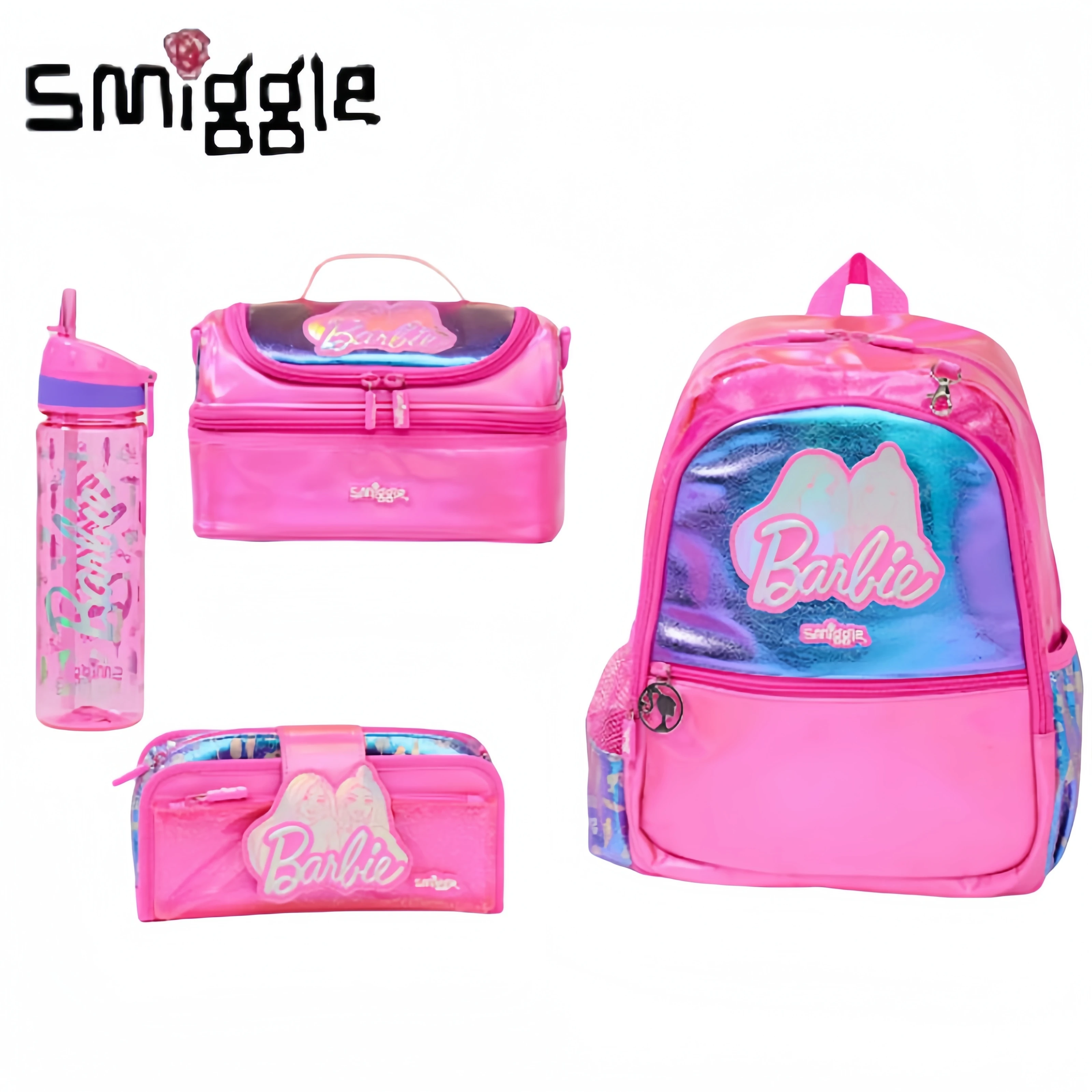 Nowa Australia Smiggle Barbie plecak Boy Girl duży rozmiar plecak plecak studencki butelka wody torba na Lunch piórnik tornister tornister