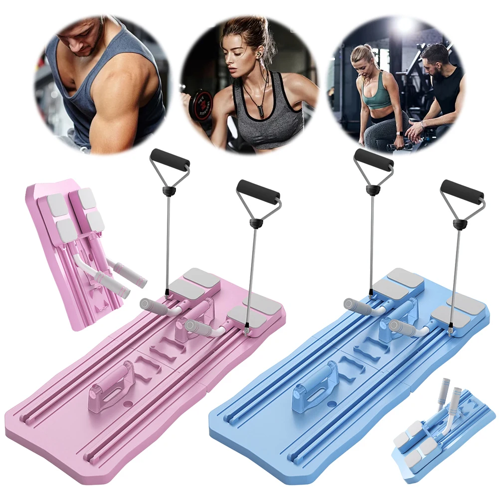 Multifunctional Fitness Board Exercise Machine Non Slip Abdominal Board Foldable Workout Board Home Gym Equipment