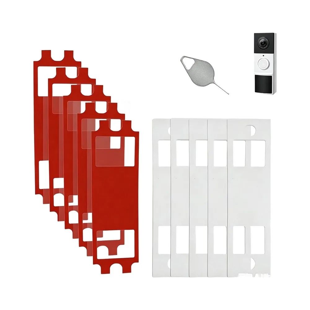 1set  No Drill Doorbell Mount And Doorbell Key Replacement Tool Doorbell Mount Tape For Tapo TD21/ D210/ D235 Video Doorbells