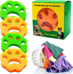 Removedor de cabelo pet para lavanderia Lint Catcher Lint Catcher para máquina de lavar roupa Removedor de cabelo de cachorro reutilizável