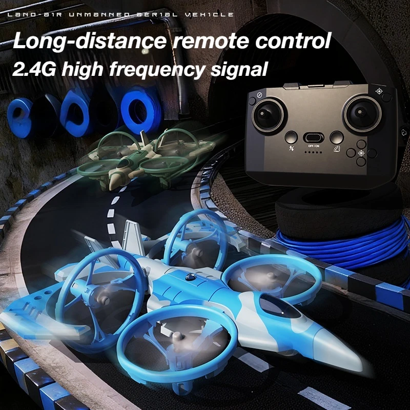 YF07 Land Air 2 in 1 RC Drone  - Kids Toys Long Island 评论和价格