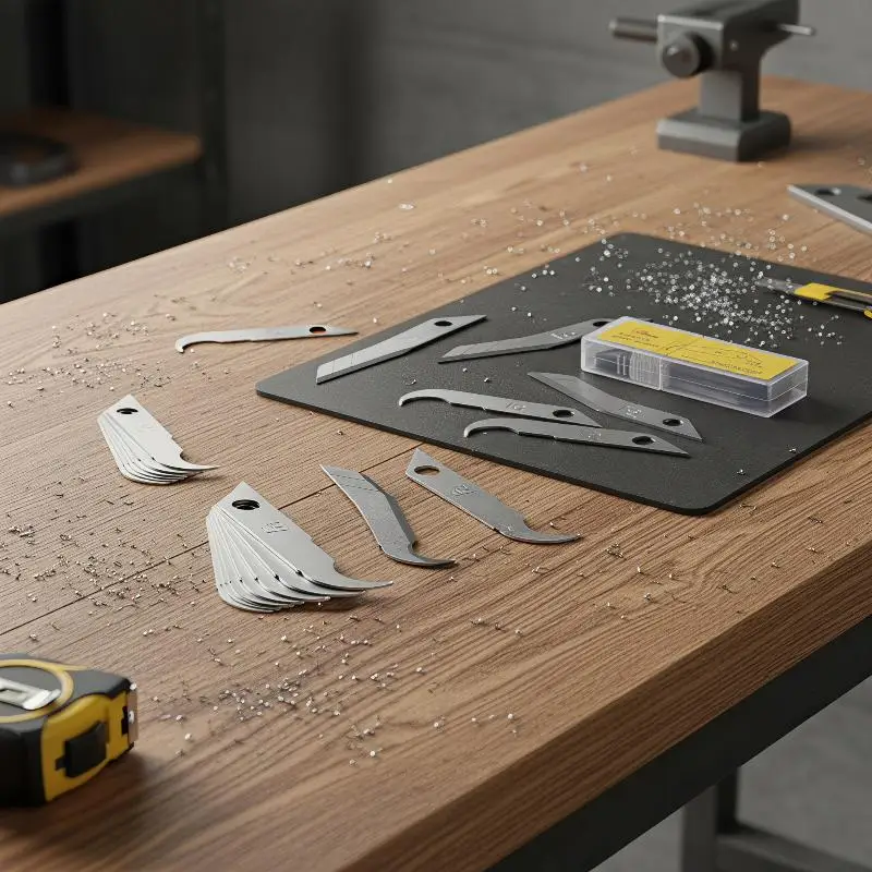 1Box Acrylic Hook Knife Blade: Craft Knife Olecranon Blade Head Cutting Tool Channel Letter Making
