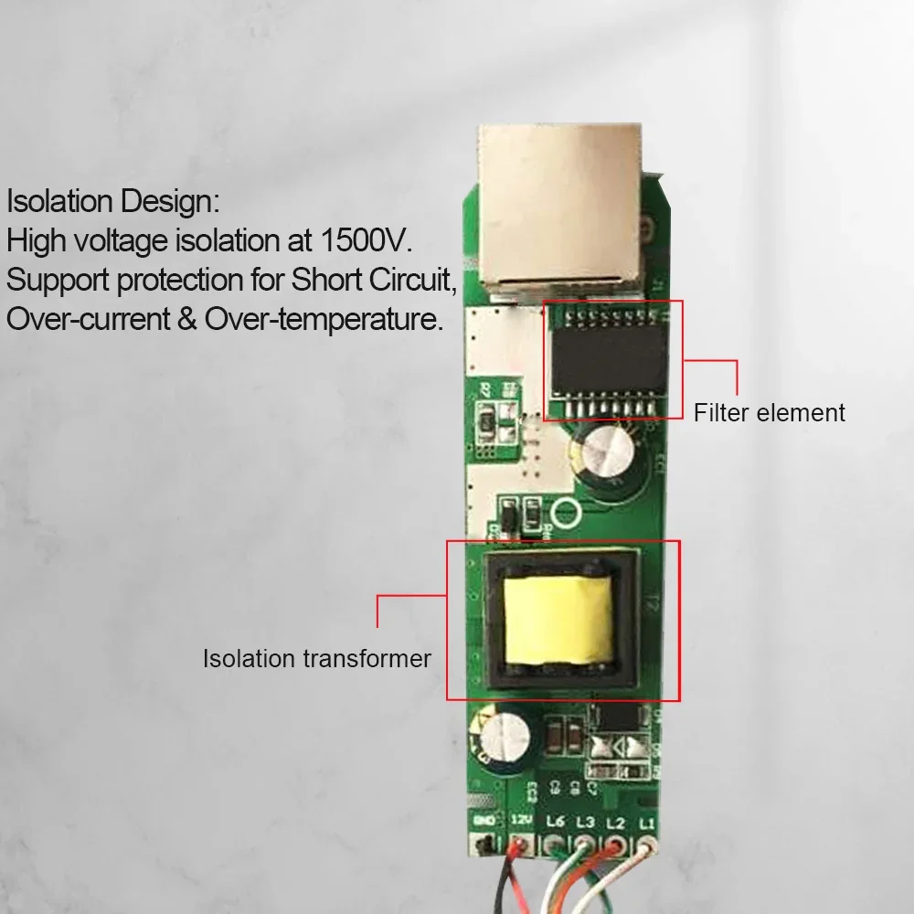 Гигабитный POE сплиттер, 48 В до 5 В, Micro DC,RJ45,1000 Мбит/с, Power Over Ethernet для HUAWEI,IP-камеры, CISCO,HP, переключатель ARUBO, AP беспроводной