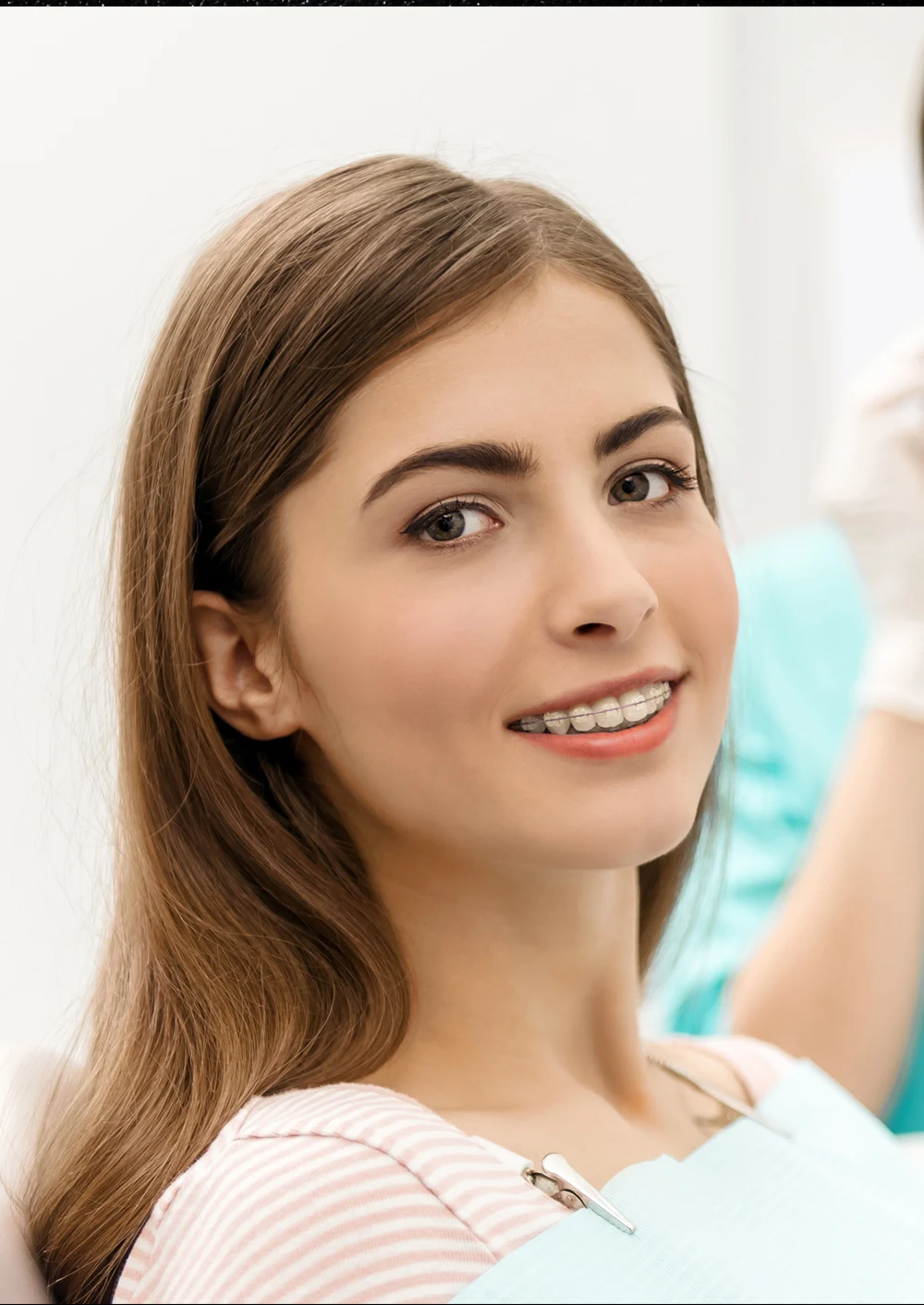 AZDENT Dental-Brackets, kieferorthopädische Zahnspangen, selbstligierend, aus Keramik, transparent, Roth/MBT 0,022, Haken 3-4-5 mit Öffnungswerkzeug, 20 Stück – Detail 8