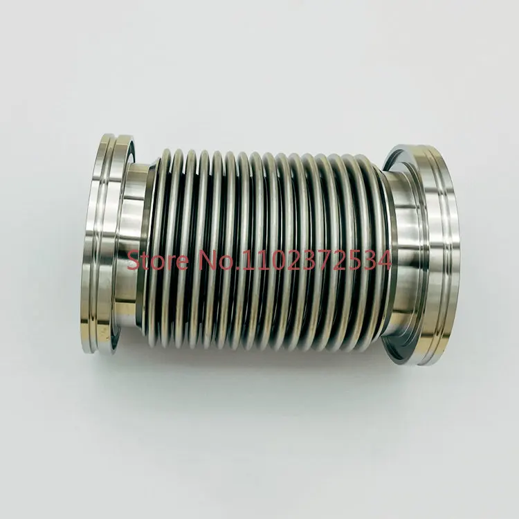 

High vacuum flexible bellows flexible connection 304 stainless steel 63 molding 80 expansion 100 leak detection 160 elastic KF