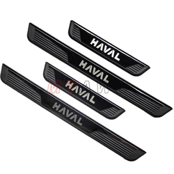 For GWM Haval Jolion H6 GT F7 F7X H2 Dargo 2025-2020 Stainless Chrome Car Door Sill Scuff Plate Guard Pedal Protector Styling