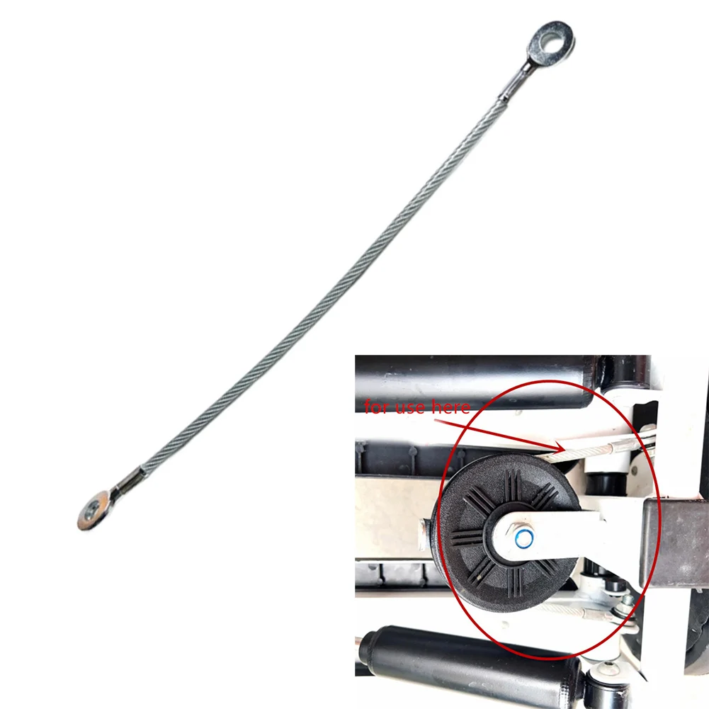 1Pc Exercise Stepper Drive Cabler Transmission Wire Steel Replacement Rope 351mm/360mm/382mm Cable Home Gym Replacement Accessor