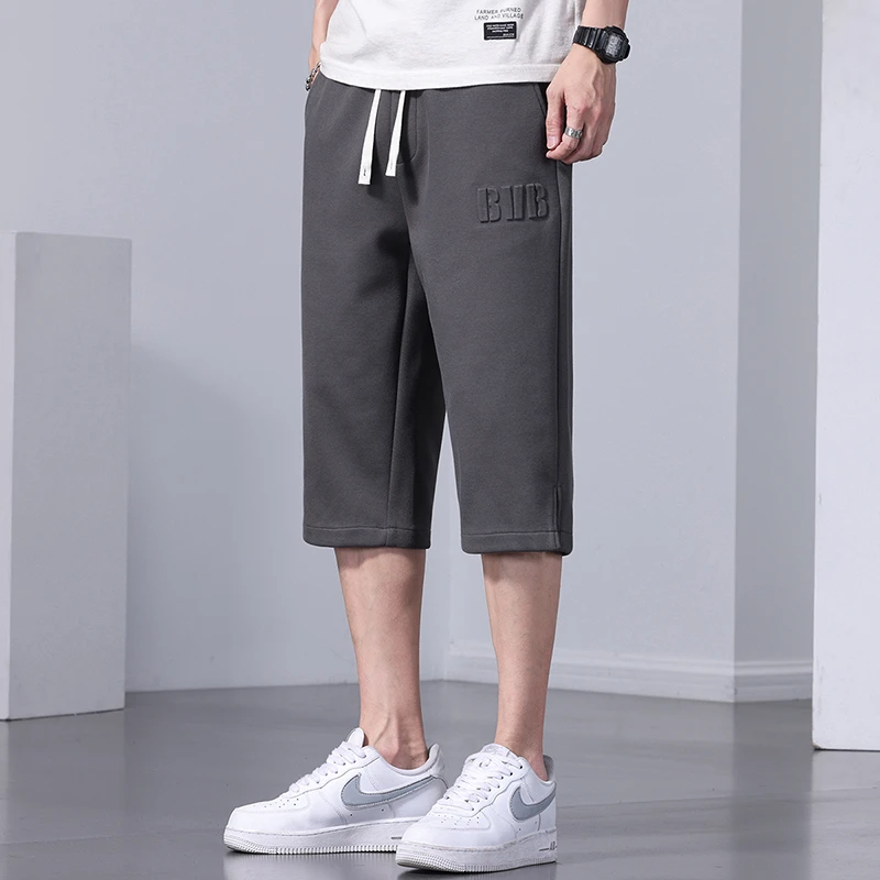 Spring/Summer Trendy Sports Men's Shorts Loose and Casual Summer Thin Knitted Guards