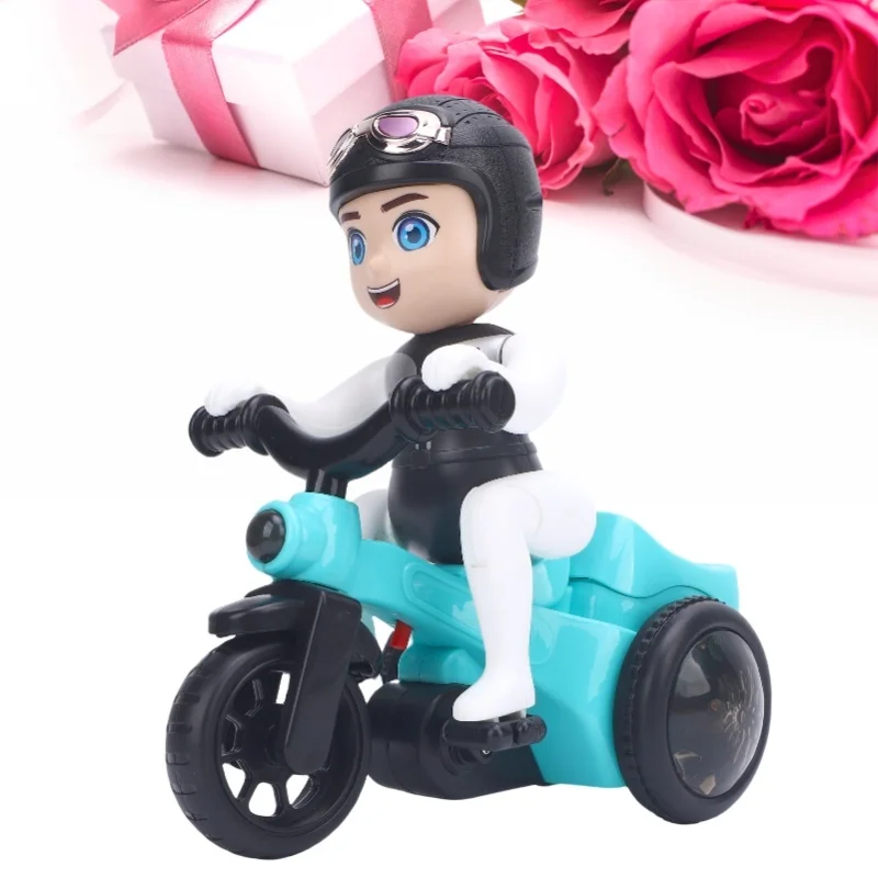Baby Stunt Tricycle Toy 360 Degree Rotating Toddler Electric Tricycle Toy For Boys Girls Battery Powered