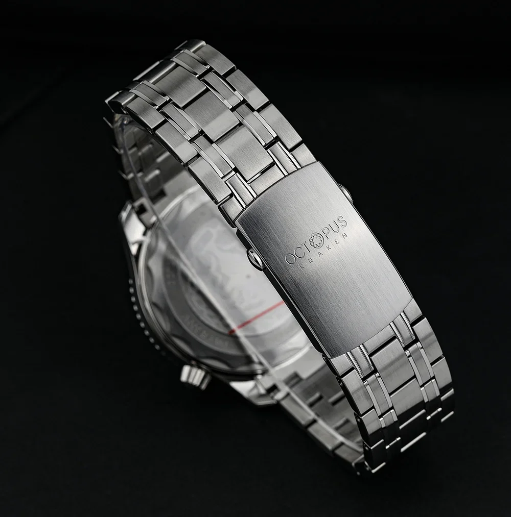 

Octopus Kraken Watch Bracelet High Quality 316L Solid Stainless Steel Watch Parts 20mm Brushed Clasp For OCT-004&0012