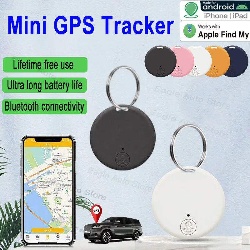 Nouveau Mini traceur GPS Bluetooth 5.0 Anti-perte pour appareil GPS voiture enfants sac portefeuille suivi pour IOS Android localisateur intelligent