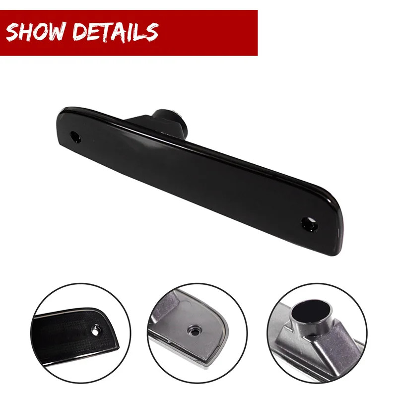 Clear / Smoked Lens Car Front Side Corner Parking Marker Light Cover Housings Kit For 1997-2001 Jeep Cherokee, No Bulb / Socket view 3