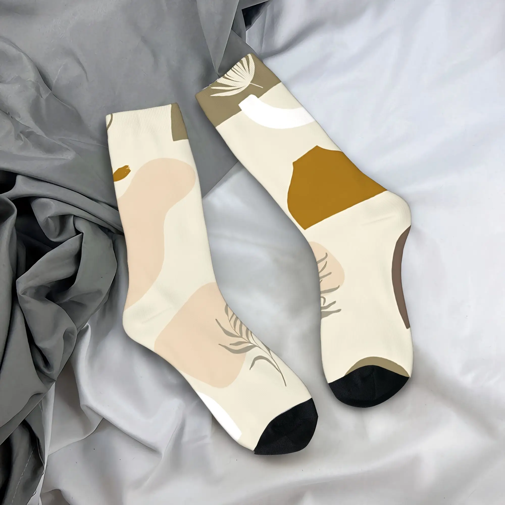 

Носки с богемным узором, носки-гольфы унисекс, мужские, высококачественные, для велоспорта, осенние, в стиле Харадзюку, на заказ