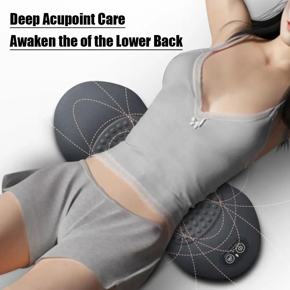 Multi-functional 3 In 1 Back Therapy Massager With Relief Bed Sleeping Shiatsu Deep Tissue Portable Shoulder Lower Back Pain Rel