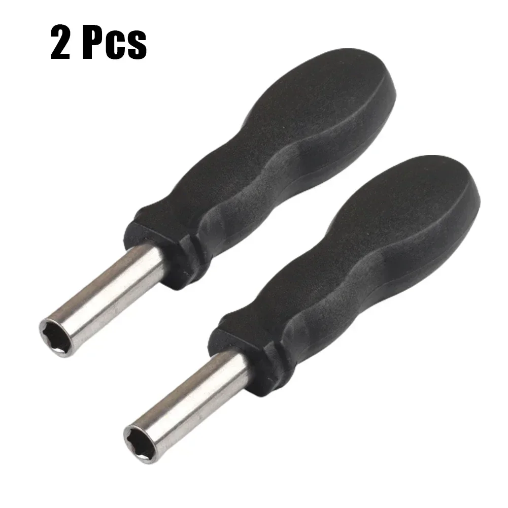 Hex Handle Screwdriver Handle 113mm 2pcs Small Size For Screwdriver Bits With A Shank Diameter Of 6.35mm (1/4Inch) Hex