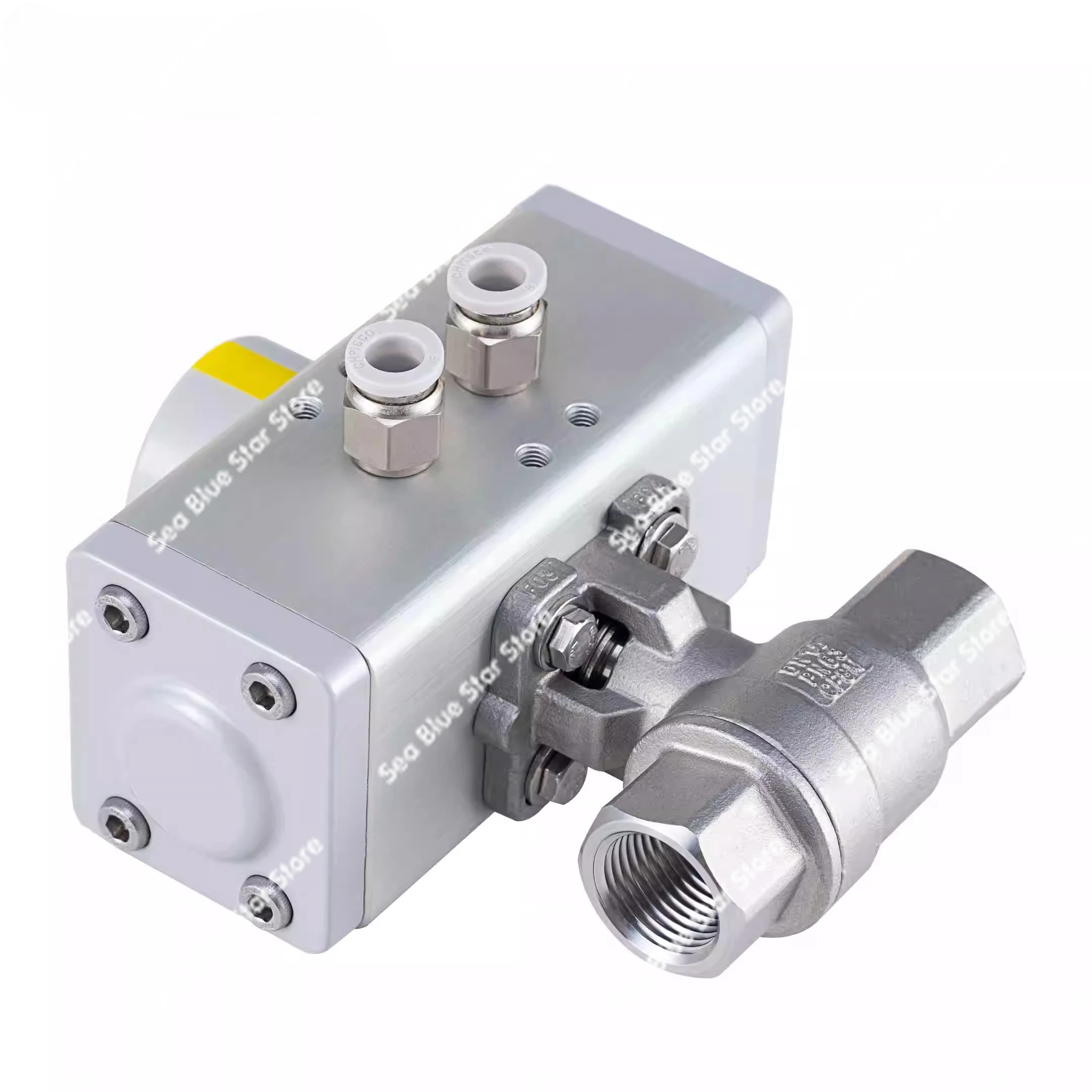 

Шаровой кран высокого давления малогабаритный отсечной RTQ611F-16P, пневматический двухсоставной шаровой кран из нержавеющей стали 304