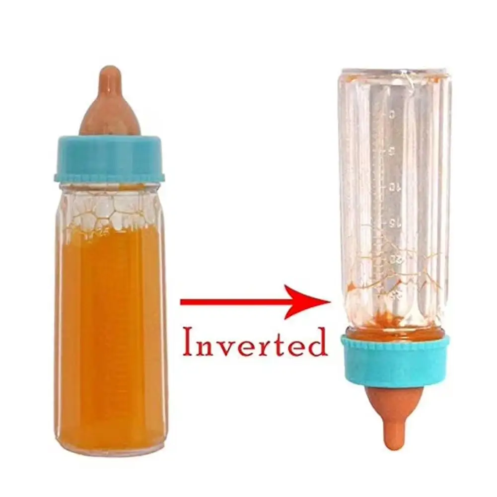 Conjunto de Acessórios para Bonecas 7PCS com Garrafas de Leite e Suco e Chupeta de Brinquedo para Bonecas, Presente para Crianças