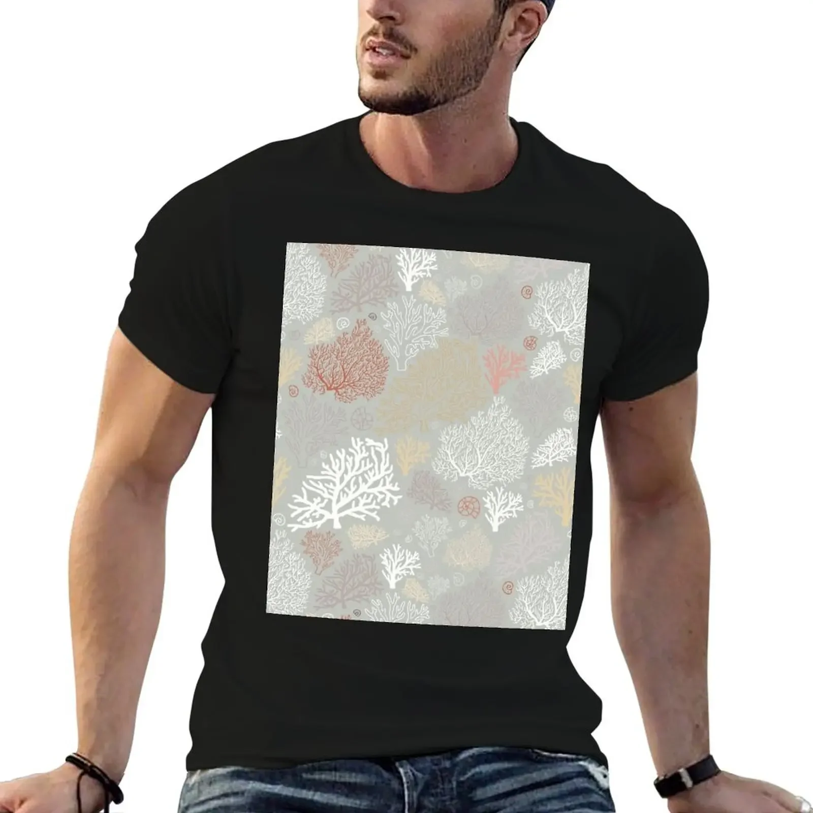 Ocean corals T-Shirt kawaii clothes cheap stuff customs design your own shirts men