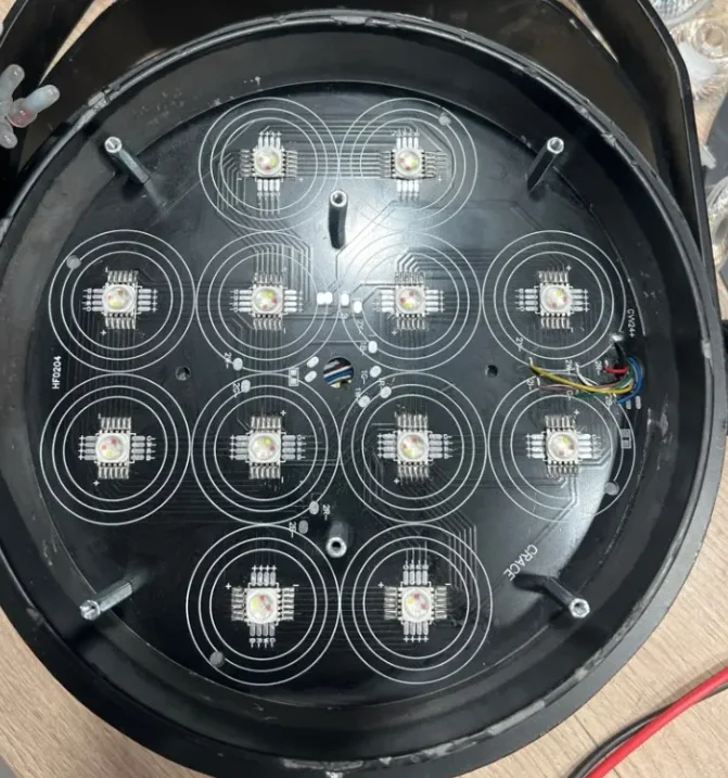 

Светодиодная панель 4в1 24 В для водонепроницаемого светодиодного светильника RGBW 12x12 Вт