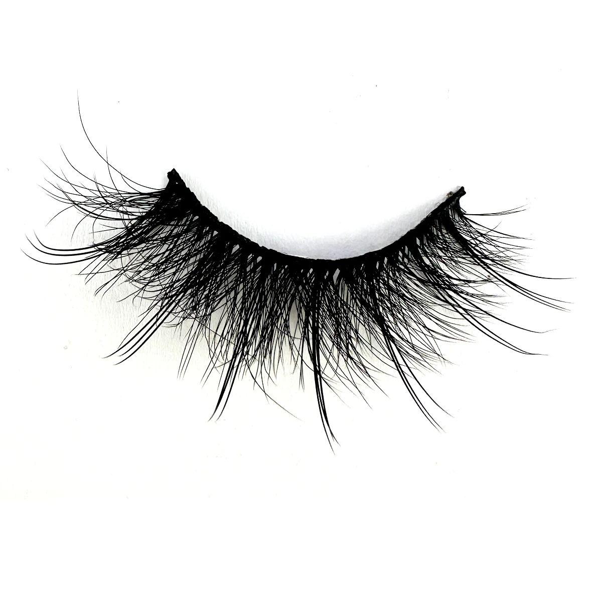 Wispy Mink Lashes Natural Eyelashes Spikes Lash Extensions 3D Fluffy False Eyelashes Long Strip Lashes Cat Eye Eyelashes Fairy